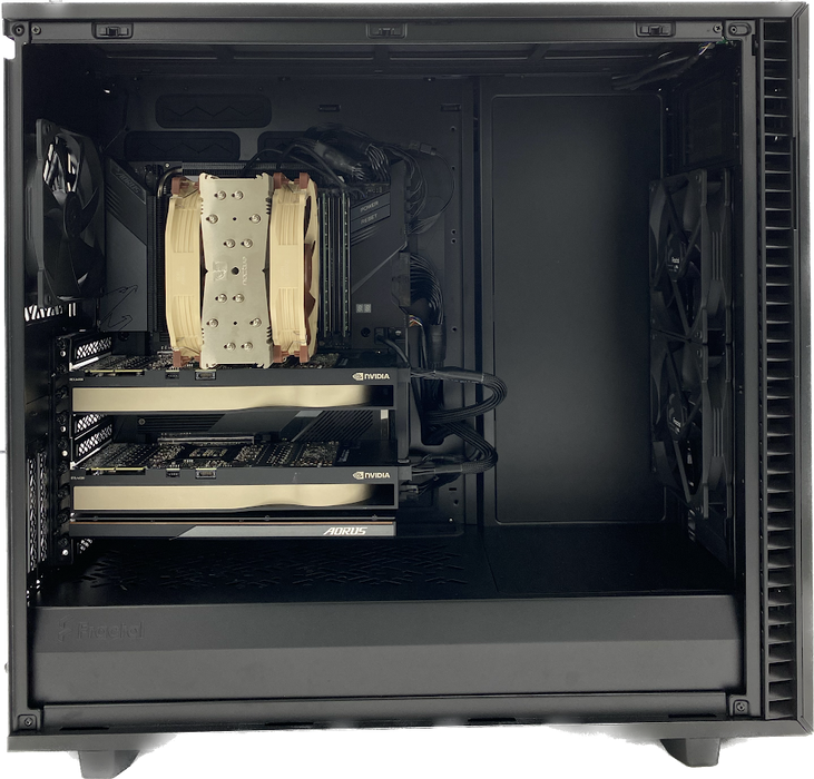 Workstation - AMD Ryzen 3960X Threadripper 3960Xup with 2x Nvidia RTX A4500 GPUs (Fully Configured)