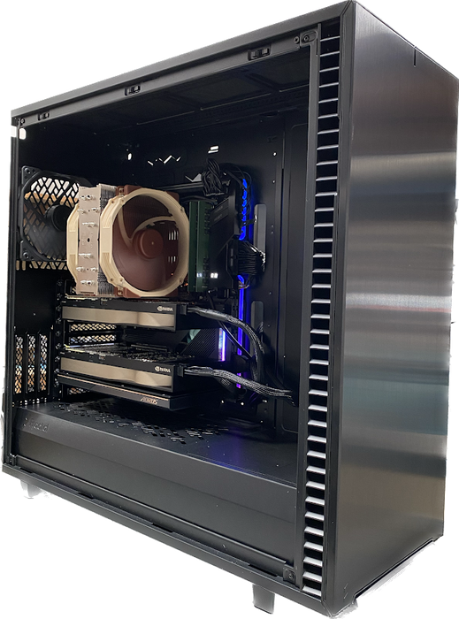 Workstation - AMD Ryzen 3960X Threadripper 3960Xup with 2x Nvidia RTX A4500 GPUs (Fully Configured)