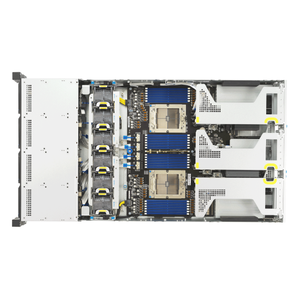 ASUS 2U AMD –RS720A-E13-RS12U with 12 x3.5” NVMe