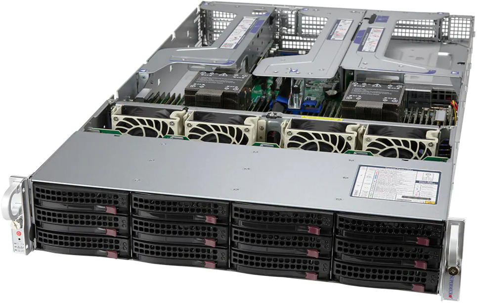 2U Dual CPU Intel Xeon, 12x 3.5", 32 DIMM - SYS-620U-TNR