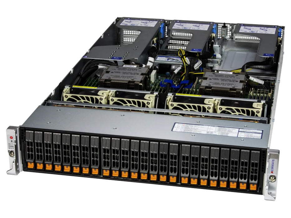 2U Dual AMD EPYC 9004, 24x 2.5", 24 DIMM -AS-2125HS-TNR