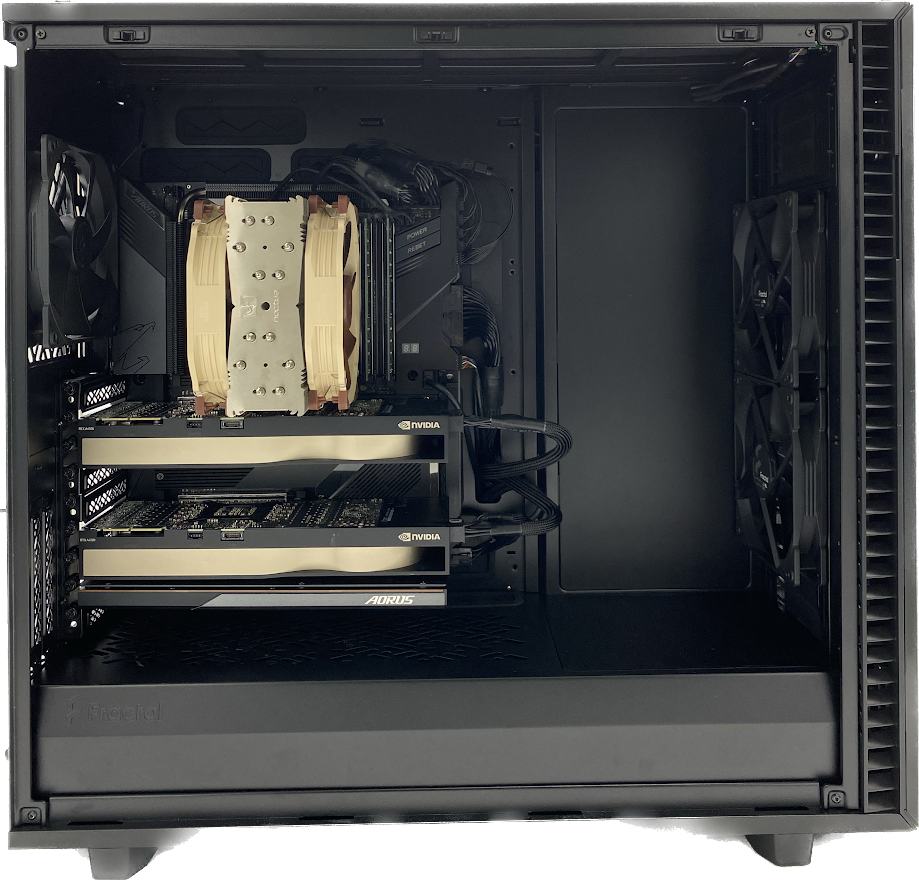 Workstation - AMD Ryzen 3960X Threadripper 3960Xup with 2x Nvidia Workstation - AMD Ryzen 3960X Threadripper 3960Xup with 2x Nvidia