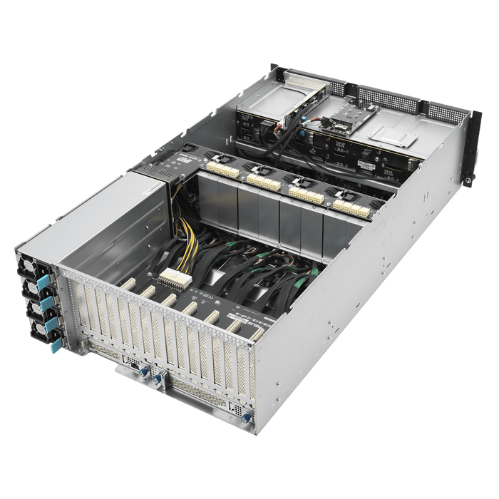 4U Dual AMD EPYC CPU, 8x 3.5", 32 DIMM, GPU Server (up to 8 GPUs) - ESC8000A-E11