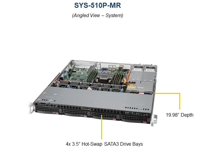 Supermicro | 1U | SYS-510P-MR — King Star Computer
