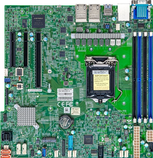 1U Intel Xeon LGA-1200, 1x 3.5", 4 DIMM
